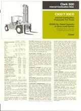 1979 CLARK C500 Y 300 D Forklift Truck | Hillary Machinery LLC (6)